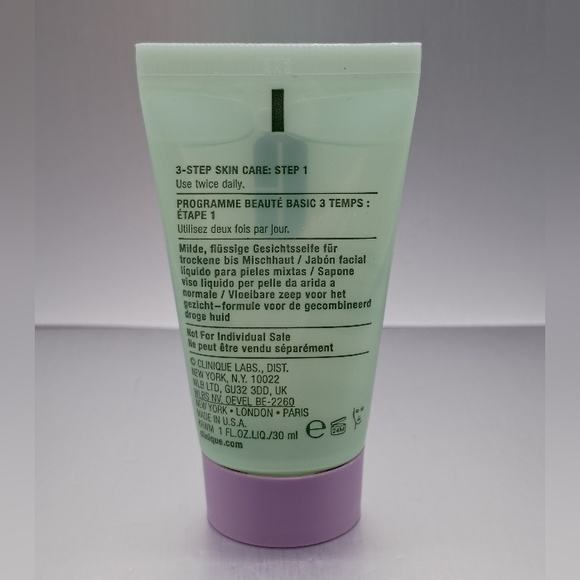 5 For $25 Item🌸 Clinique All About Clean Liquid Facial Soap Mild - Picture 2 of 2